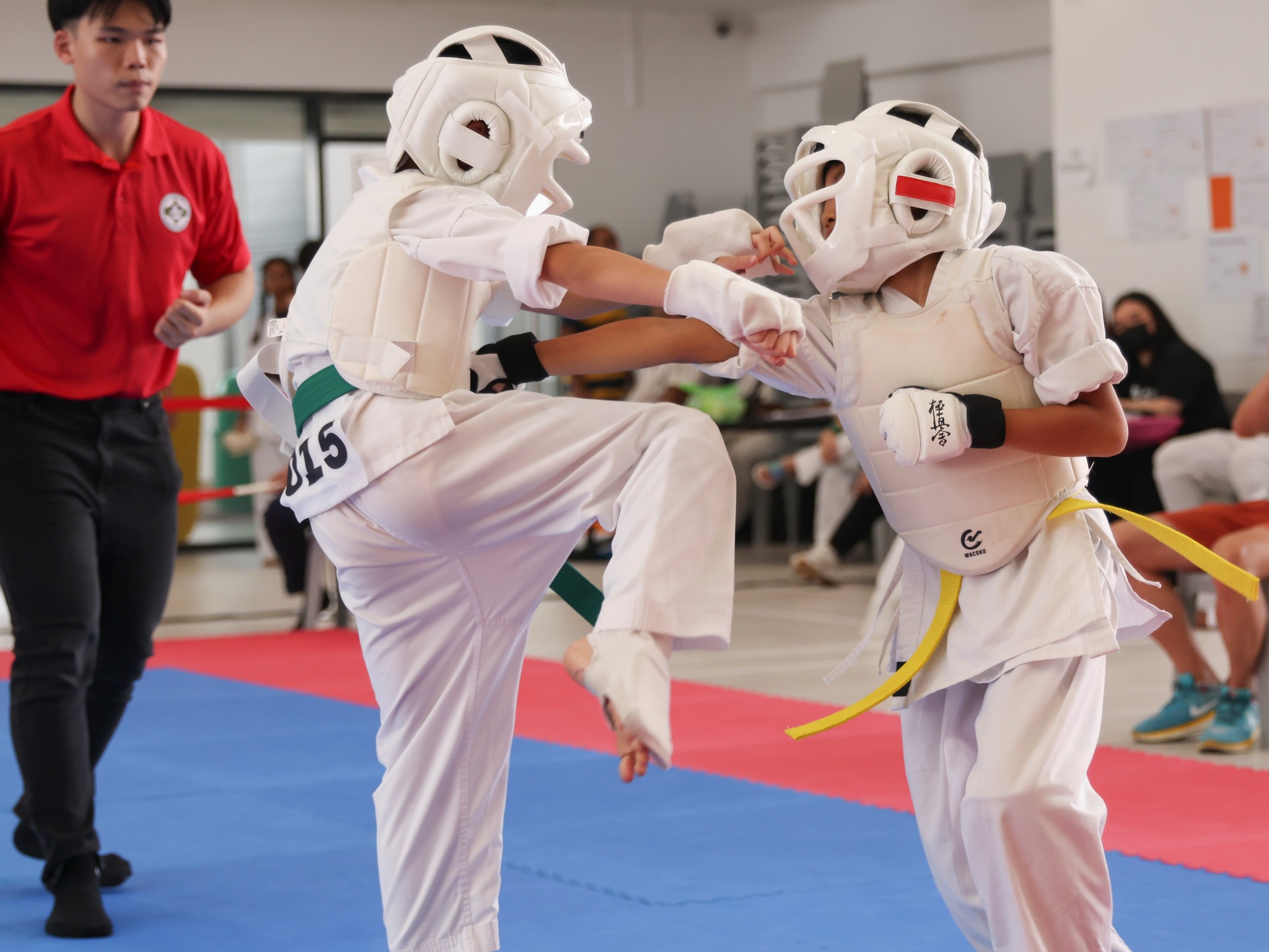 Youth karate class