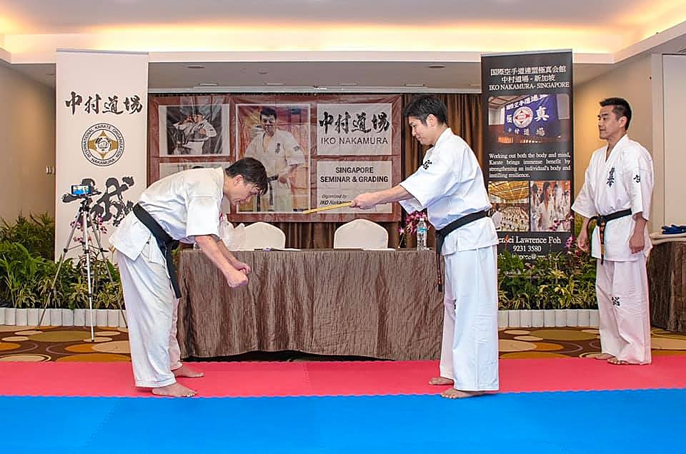 IKO Nakamura Singapore seminar and grading