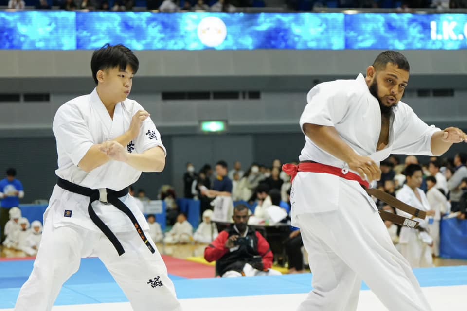 I.K.O.N Kyokushin Singapore group photo