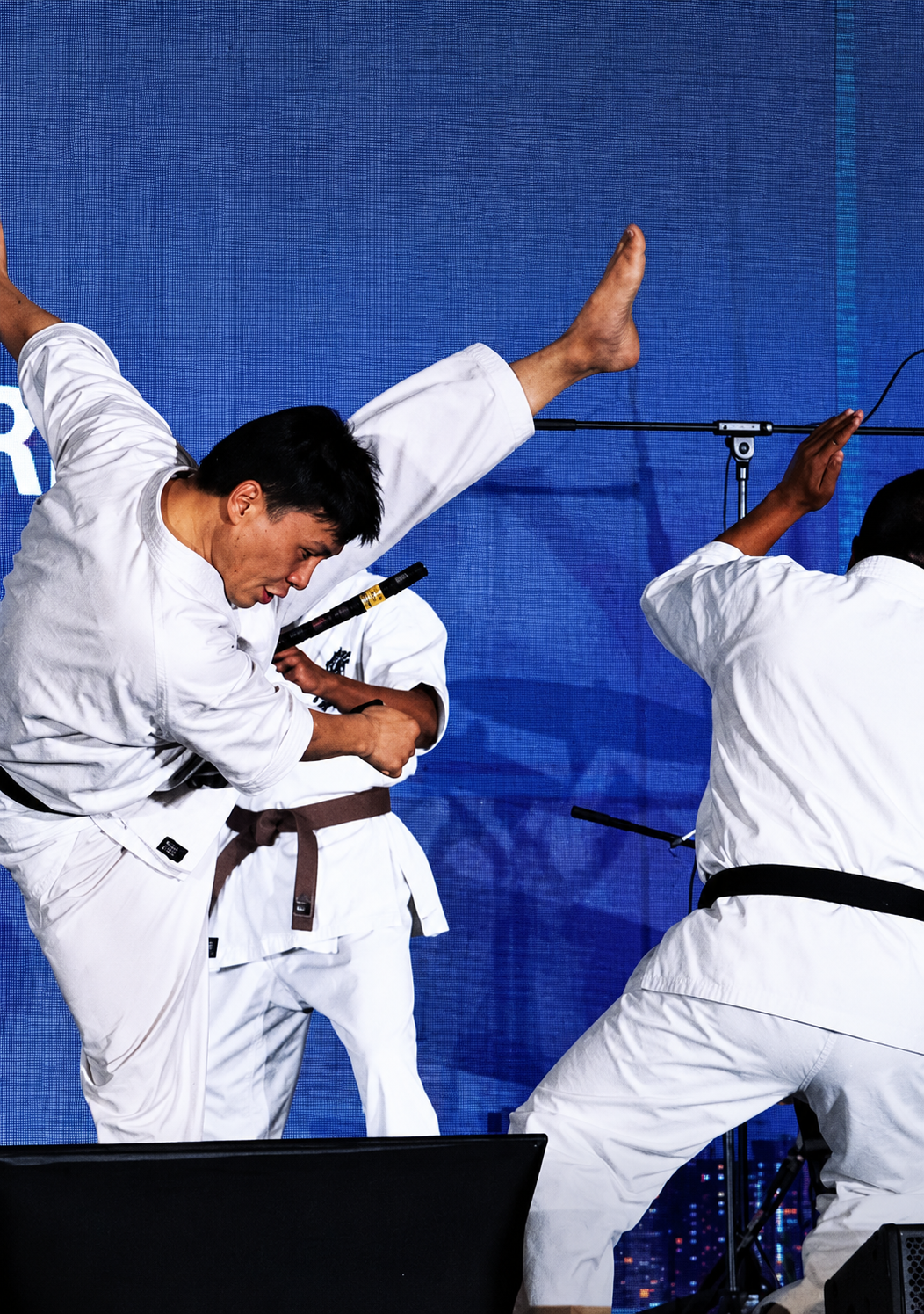Students seated in seiza at One Punggol Dojo
